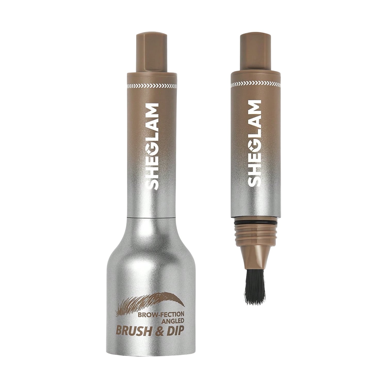 Помада для брів Sheglam Brow-Fection Angled Brush &amp; Dip, Ash, 1.2 мл